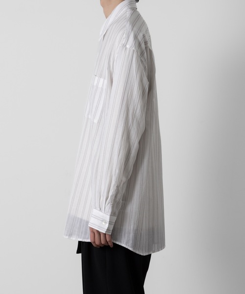 未使用級】 TTT MSW KIMONO STRIPE SHIRT ストライプ