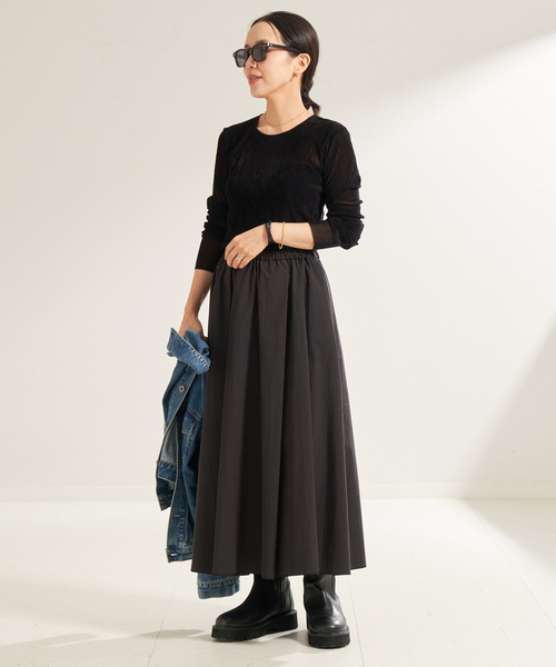 plage（プラージュ）の「typewriter cropped スカート（スカート