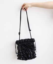 le.coeur blanc | PUフリルギャザーミニショルダー(ショルダーバッグ)