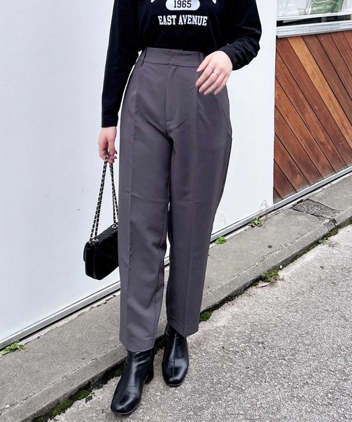 INGNI(イング)の「テーパードパンツ/A(スラックス・レディース・ブラック/ブラウン/グレー/ボルドー・S/M/L)」の6枚目の写真