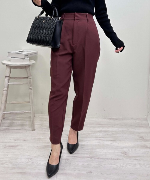INGNI(イング)の「テーパードパンツ/A(スラックス・レディース・ブラック/ブラウン/グレー/ボルドー・S/M/L)」の11枚目の写真