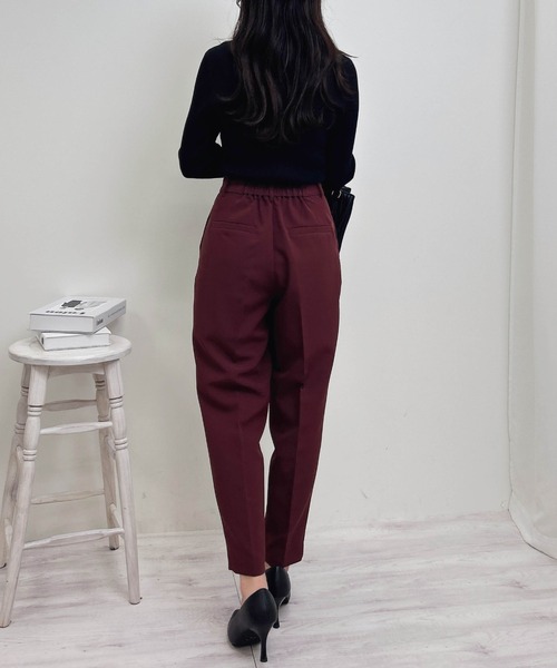 INGNI(イング)の「テーパードパンツ/A(スラックス・レディース・ブラック/ブラウン/グレー/ボルドー・S/M/L)」の17枚目の写真