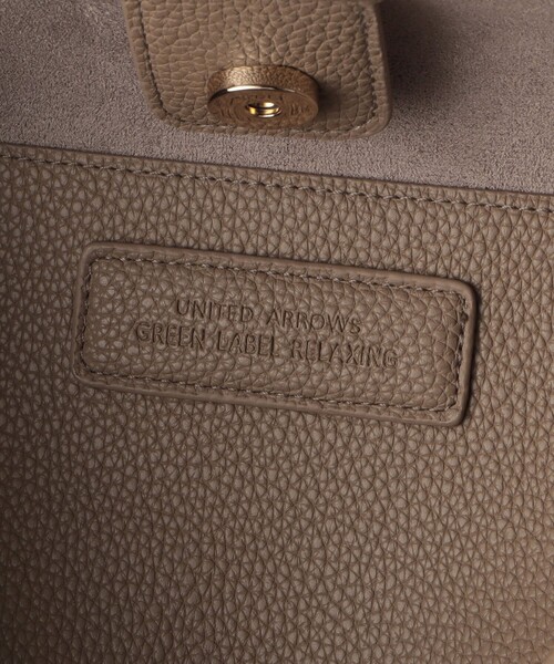 green label relaxing（グリーンレーベルリラクシング）の「ワンハンドル チャーム バッグ（ショルダーバッグ・レディース・モカ/ブラック・FREE）」の5枚目の写真