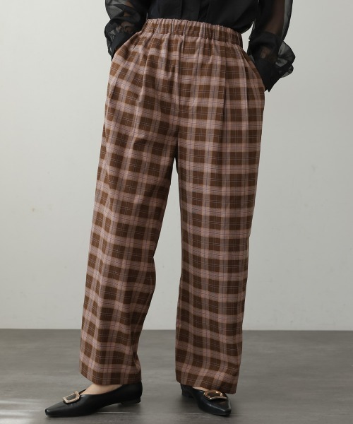 Bou Jeloud(ブージュルード)の「ストレッチゆるテーパードパンツ(その他パンツ・レディース・ブラック/ブラウン・38)」の16枚目の写真