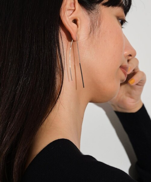 GALLEST（ギャレスト）の「◆ラインピアス（ピアス（両耳用）・レディース・ゴールド/シルバー・00）」の8枚目の写真