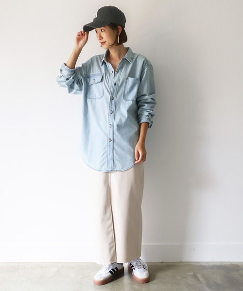 AMERICANA（アメリカーナ）の「【AMERICANA】別注-"A" ロゴワッペンCAP（キャップ・レディース・ネイビー/ダークグリーン/チャコールグレー/ワインレッド・FREE）」の7枚目の写真