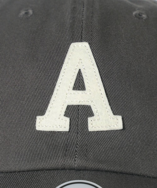 AMERICANA（アメリカーナ）の「【AMERICANA】別注-"A" ロゴワッペンCAP（キャップ・レディース・ネイビー/ダークグリーン/チャコールグレー/ワインレッド・FREE）」の10枚目の写真