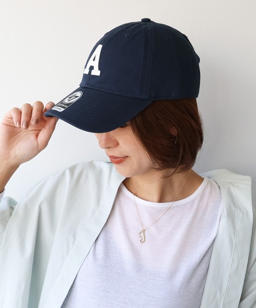 AMERICANA（アメリカーナ）の「【AMERICANA】別注-"A" ロゴワッペンCAP（キャップ・レディース・ネイビー/ダークグリーン/チャコールグレー/ワインレッド・FREE）」の17枚目の写真