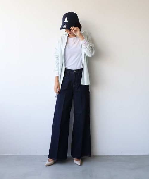 AMERICANA（アメリカーナ）の「【AMERICANA】別注-"A" ロゴワッペンCAP（キャップ・レディース・ネイビー/ダークグリーン/チャコールグレー/ワインレッド・FREE）」の19枚目の写真