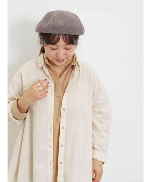 Samansa Mos2（サマンサ モスモス）の「【UV CUT】柄アソートシャツ（シャツ/ブラウス・レディース・グリーン/レッド/キナリ/ブルー/チャコールグレー・F）」の2枚目の写真