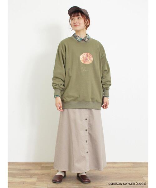 Samansa Mos2（サマンサ モスモス）の「【UV CUT】柄アソートシャツ（シャツ/ブラウス・レディース・グリーン/レッド/キナリ/ブルー/チャコールグレー・F）」の17枚目の写真