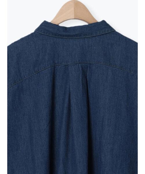 Samansa Mos2（サマンサ モスモス）の「【UV CUT】柄アソートシャツ（シャツ/ブラウス・レディース・グリーン/レッド/キナリ/ブルー/チャコールグレー・F）」の8枚目の写真