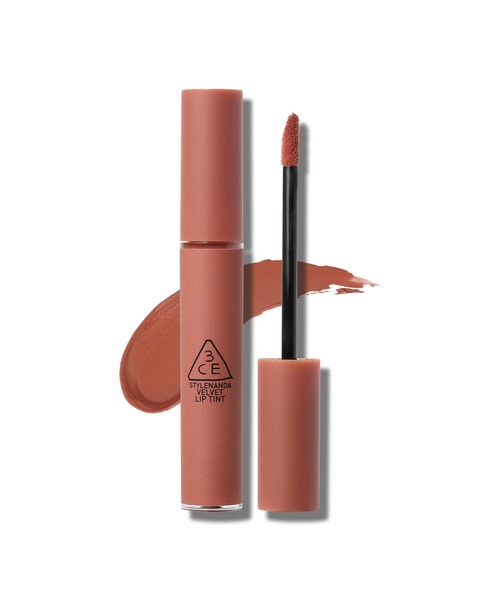 3CE（3CE）の「3CE ベルベット リップティント（口紅/リップティント/グロス・レディース・トープ/ビターアワー/ウォークトーク/スピークアップ/カシミアヌード/デフィニション/ライクジェントル/ノーベター/バイオレットアワー/スパイスドチル/ザットベージュ・FREE）」の3枚目の写真