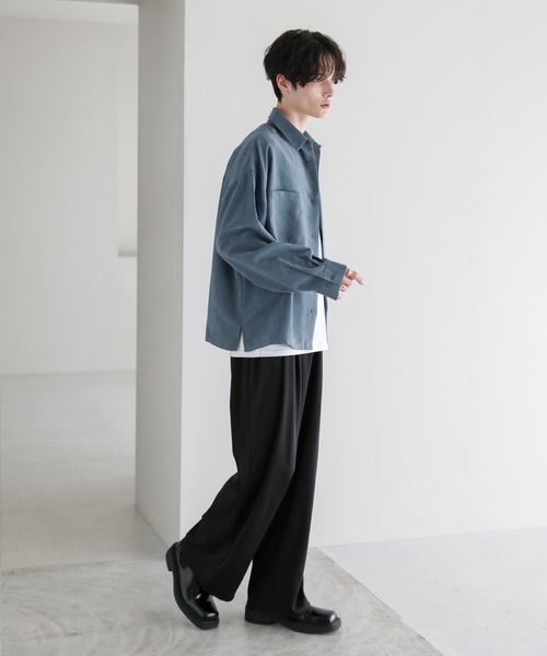 NOBLE｜《追加》フェイクスエードオーバーシャツ | Rakuten