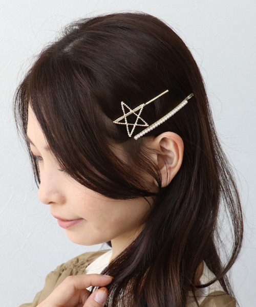 オパールのヘアピン 楽天市場】オパール（ヘアピン｜ヘアアクセサリー）：レディース