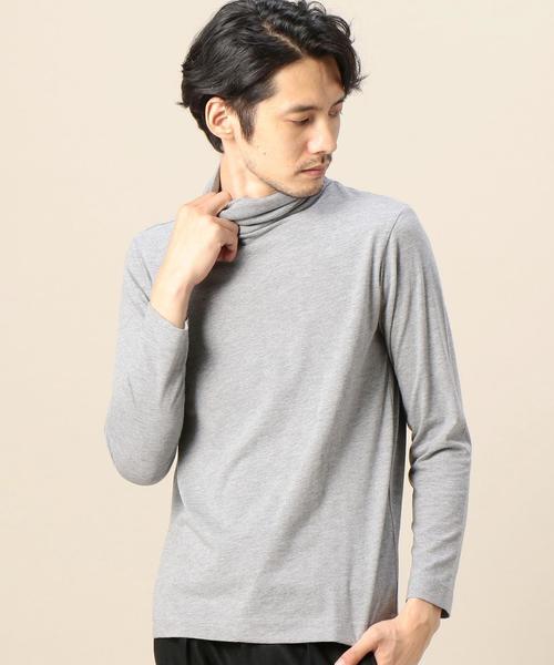 BEAUTY&YOUTH UNITED ARROWS（ビューティーアンドユースユナイテッドアローズ）の「BY サーモ タートルネック カットソー◆（Tシャツ/カットソー・メンズ・ホワイト/グレー・MEDIUM/LARGE/SMALL/X-LARGE）」の2枚目の写真