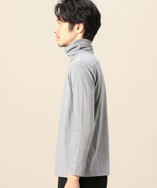 BEAUTY&YOUTH UNITED ARROWS（ビューティーアンドユースユナイテッドアローズ）の「BY サーモ タートルネック カットソー◆（Tシャツ/カットソー・メンズ・ホワイト/グレー・MEDIUM/LARGE/SMALL/X-LARGE）」の8枚目の写真