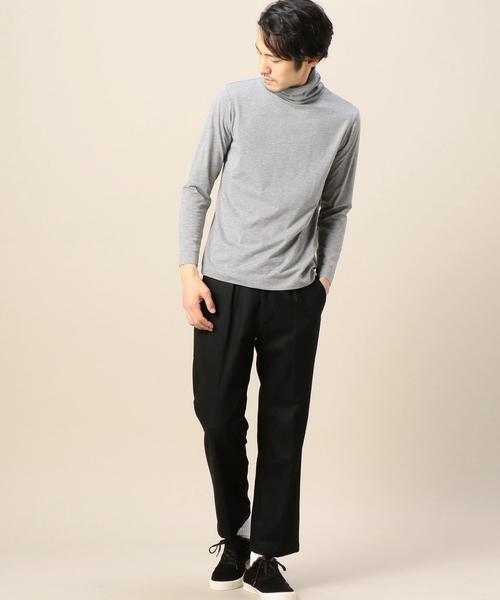 BEAUTY&YOUTH UNITED ARROWS（ビューティーアンドユースユナイテッドアローズ）の「BY サーモ タートルネック カットソー◆（Tシャツ/カットソー・メンズ・ホワイト/グレー・MEDIUM/LARGE/SMALL/X-LARGE）」の9枚目の写真