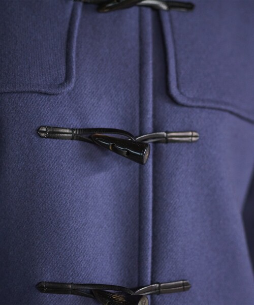 DRESSTERIOR（ドレステリア）の「【ウール混/大人カジュアル】ジロンラムメルトンダッフルコート（ダッフルコート・レディース・ダークパープル/ブラック/パープル系4・34/38/36）」の22枚目の写真