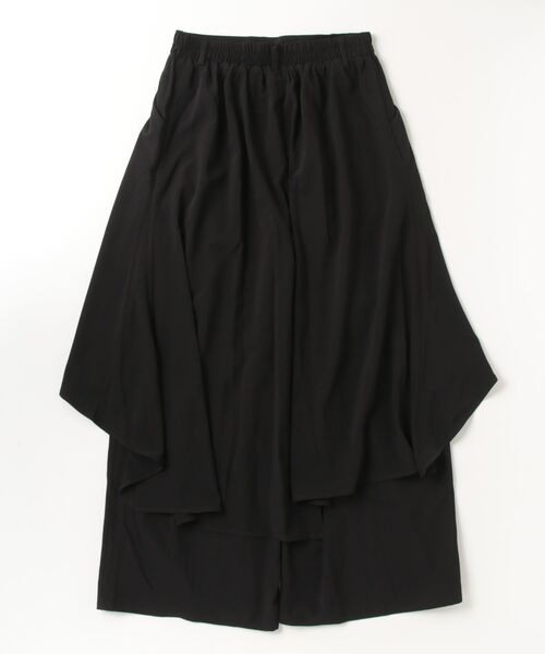 A‘gem 9(エージェムナイン)の「A'GEM/9 × .kom 『古怪舎/グガイシャ』 デザインガウチョパンツ(スラックス・レディース・ブラック・L)」の9枚目の写真