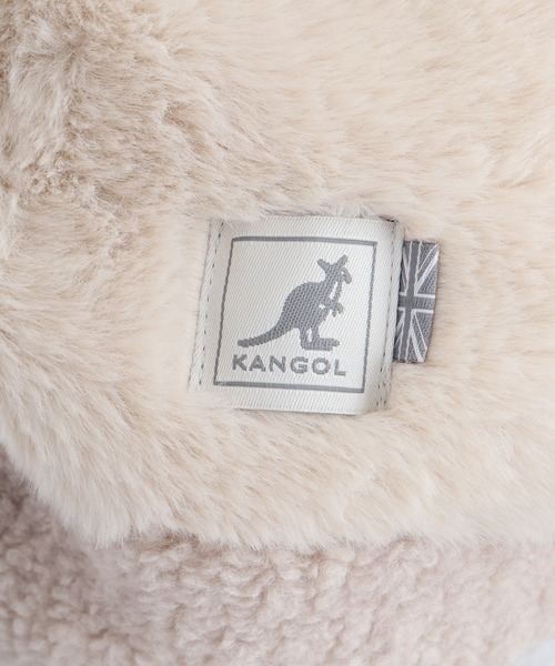KANGOL(カンゴール)の「KANGOL ボア&フェイクファースヌード(ネックウォーマー/スヌード・レディース・ピンク/チャコール/ライトベージュ・FREE)」の9枚目の写真
