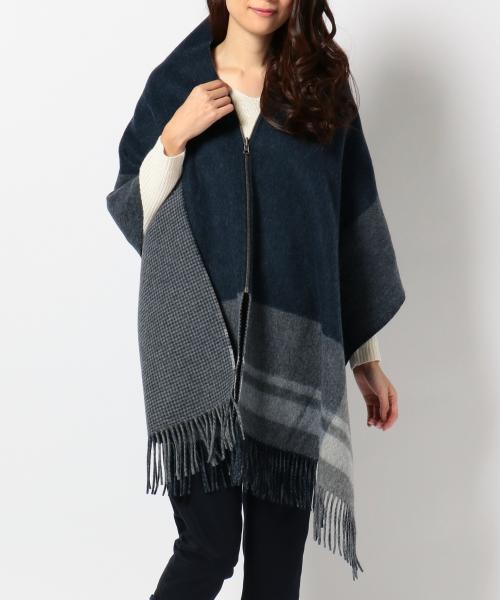 23区(ニジュウサンク)の「【VERY11月号掲載商品】リバーシブルZipストール(ストール/ショール・レディース・ベージュ系1/グレー系1/ネイビー系1・F)」の12枚目の写真