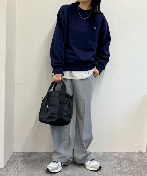 fredy emue（フレディエミュ）の「ドローコードナイロントートバック（ショルダーバッグ・レディース・ベージュ/オリーブ/ブラック・FREE）」の18枚目の写真