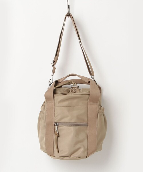 fredy emue（フレディエミュ）の「ドローコードナイロントートバック（ショルダーバッグ・レディース・ベージュ/オリーブ/ブラック・FREE）」の20枚目の写真