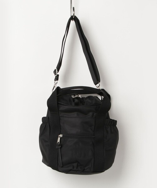 fredy emue（フレディエミュ）の「ドローコードナイロントートバック（ショルダーバッグ・レディース・ベージュ/オリーブ/ブラック・FREE）」の21枚目の写真