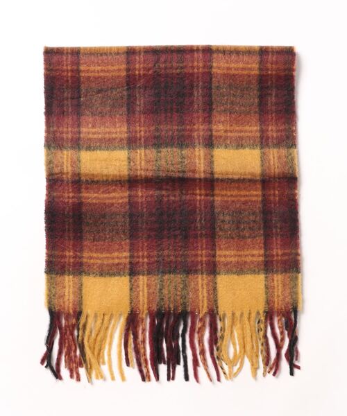 欧州航路(オウシュウコウロ)の「【欧州航路】モコチェックマフラー(マフラー・レディース・オリーブ/パープル/ブルー/ブラウン・FREE)」の9枚目の写真