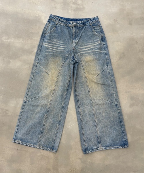 SHAGGIE（シャギー）の「バレルデニムパンツ（デニムパンツ・レディース・ブルー・LARGE/MEDIUM/SMALL/X-LARGE）」の12枚目の写真