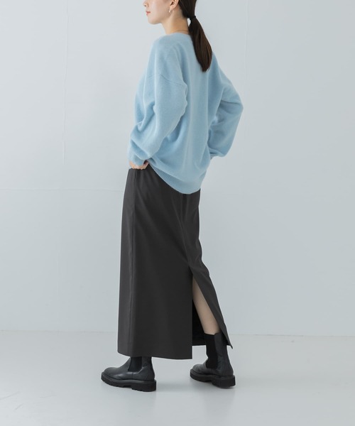 URBAN RESEARCH(アーバンリサーチ)の「FOX/CASHMEREクルーネックニット(ニット/セーター・レディース・ブルー系その他/ライトグレー/チャコールグレー・FREE)」の15枚目の写真