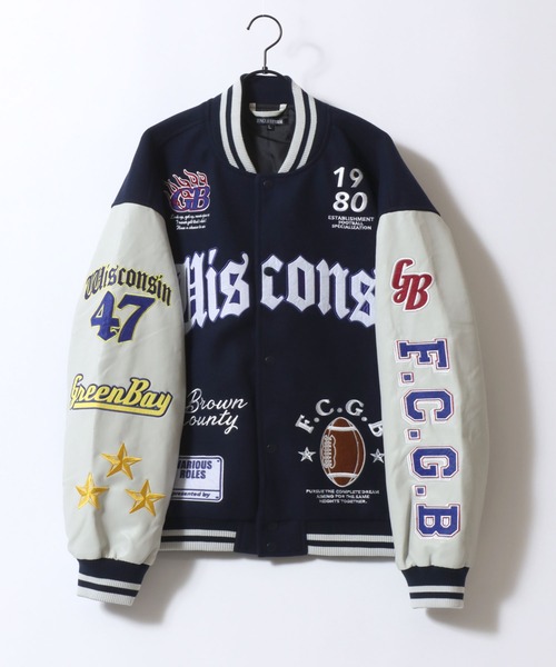 SITRY（シトリー）の「Varsity Jacket/オーバーサイズ メルトン
