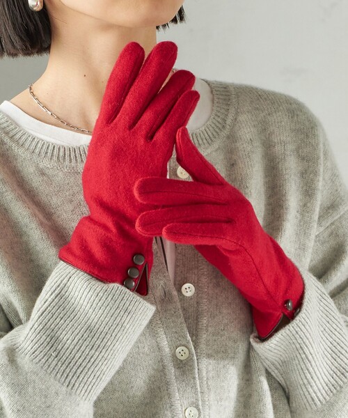 カシミヤ ミックス ジャージ グローブ（手袋）｜SHIPS（シップス）の