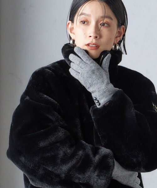 カシミヤ ミックス ジャージ グローブ（手袋）｜SHIPS（シップス）の