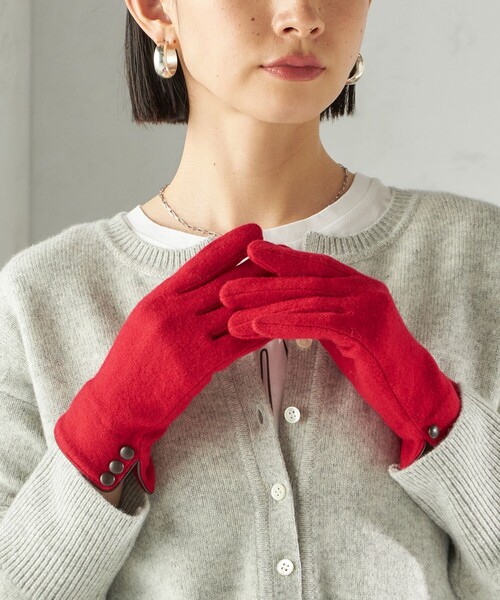 カシミヤ ミックス ジャージ グローブ（手袋）｜SHIPS（シップス）の