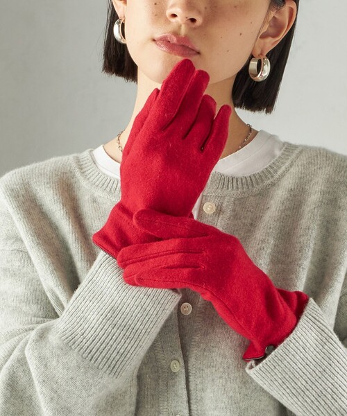 カシミヤ ミックス ジャージ グローブ（手袋）｜SHIPS（シップス）の