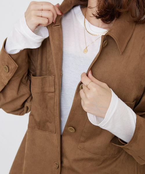 【セール】ハイゲージ天竺プルオーバー(Tシャツ/カットソー)|SLOBE IENA(スローブイエナ)