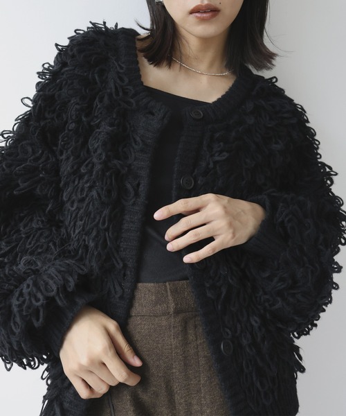 raffime 2WAYループヤーンニット raffime（ラフィミー）の「2WAYループヤーンニット（ニット