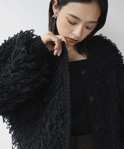 raffime 2WAYループヤーンニット raffime（ラフィミー）の「2WAYループヤーンニット（ニット