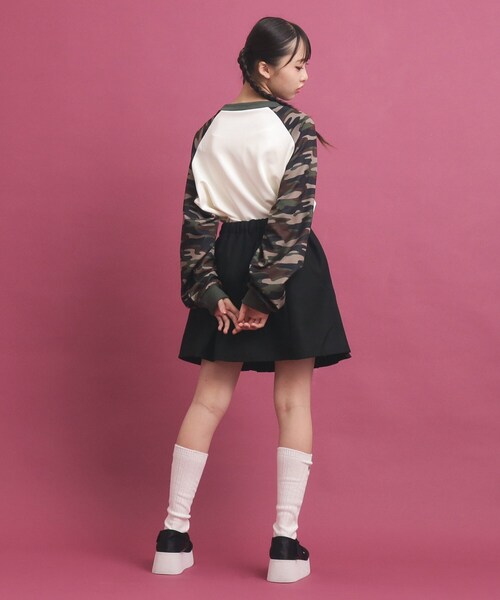 PINK-latte（ピンクラテ）の「◆毎日穿きたい！プリーツスカート（スカート・キッズ・ネイビー系1/ベージュ系その他4/ブラック・16/14/13/15 ）」の13枚目の写真