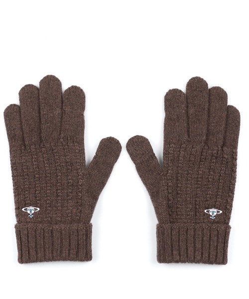 Vivienne Westwood レザーニット手袋 org.jpg