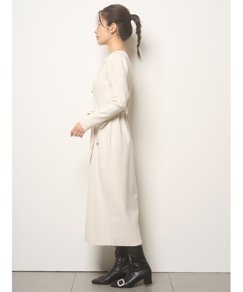 CELFORD（セルフォード）の「トレンチ風ニットタイトワンピース
