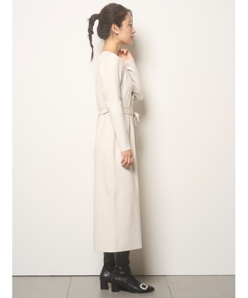 CELFORD（セルフォード）の「トレンチ風ニットタイトワンピース