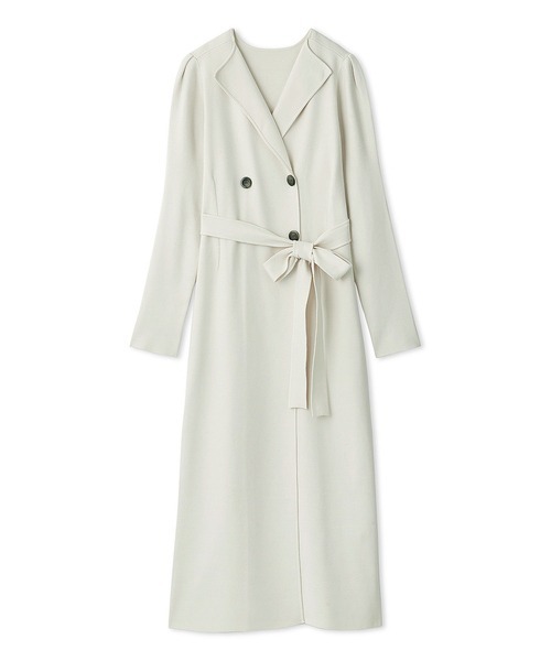 CELFORD（セルフォード）の「トレンチ風ニットタイトワンピース