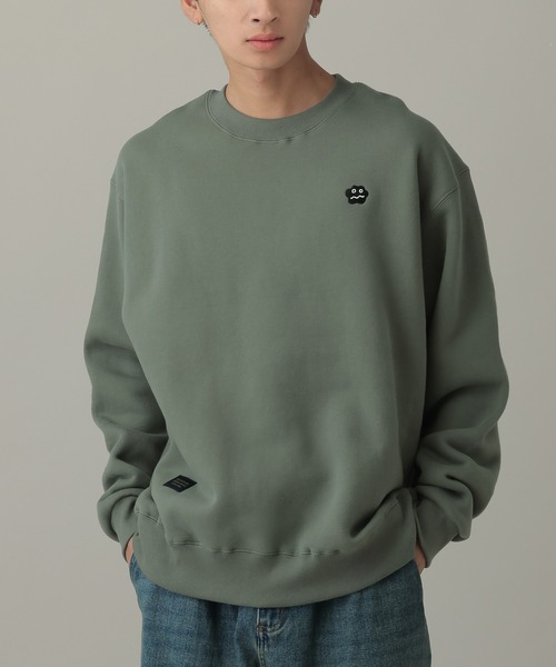 GROUNDWORK(グラウンドワーク)の「【UNISEX】GROUNDWORK/クラウドマンプルオーバー(裏起毛)(スウェット・レディース・チャコール/ブラック/ライトグリーン/グリーン/ライトブルー・LARGE/MEDIUM)」の1枚目の写真