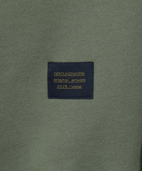 GROUNDWORK(グラウンドワーク)の「【UNISEX】GROUNDWORK/クラウドマンプルオーバー(裏起毛)(スウェット・レディース・チャコール/ブラック/ライトグリーン/グリーン/ライトブルー・LARGE/MEDIUM)」の18枚目の写真