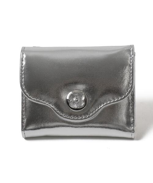 WEGO（ウィゴー）の「WEGO/フラワーレターミニウォレット（財布・レディース・シルバー/ピンク/ブラック/ブラック系その他/ライトピンク/ホワイト・FREE）」の11枚目の写真