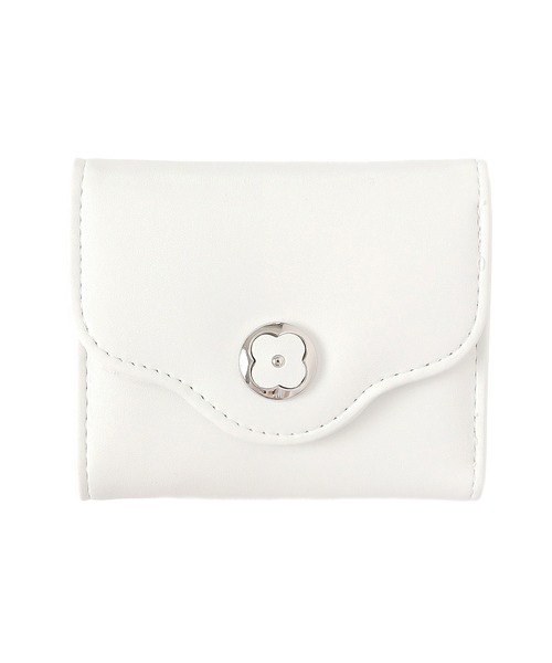 WEGO（ウィゴー）の「WEGO/フラワーレターミニウォレット（財布・レディース・シルバー/ピンク/ブラック/ブラック系その他/ライトピンク/ホワイト・FREE）」の22枚目の写真