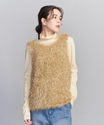BEAUTY&YOUTH UNITED ARROWS | メタリックシャギーニット ベスト(ベスト)